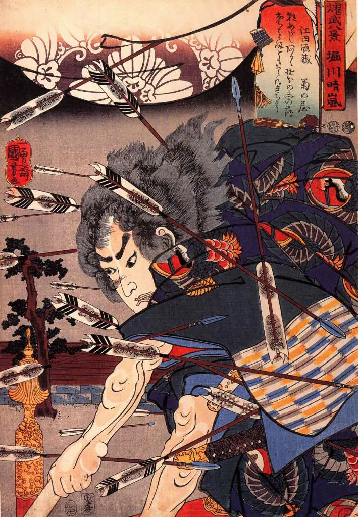 Kuniyoshi: Clearing Water At Horikawa