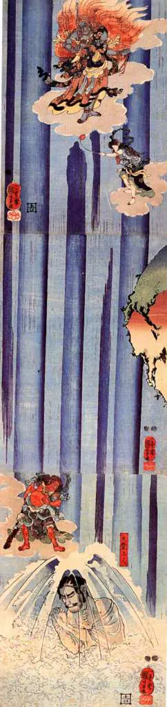 Kuniyoshi: Mongaku Shonin