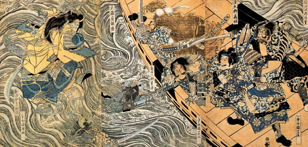 Kuniyoshi: The Ghost Of Taira Tomomori Daimotsu Bay