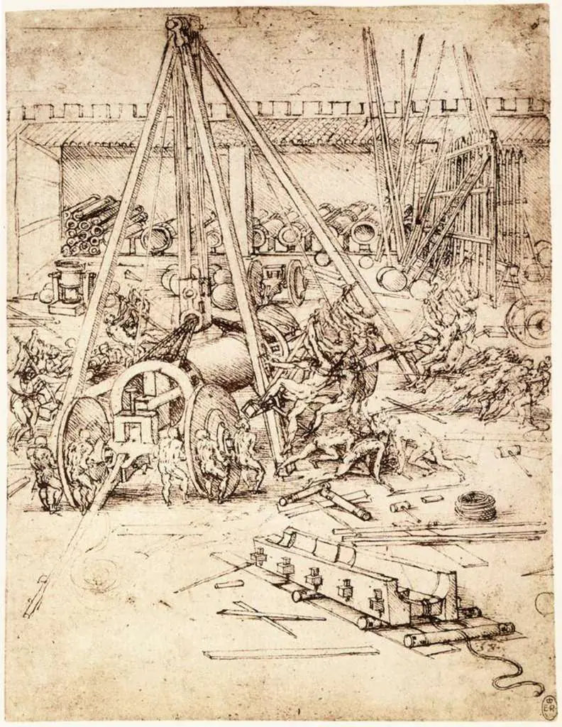 Leonardo Drawings & Studies: 1milita7