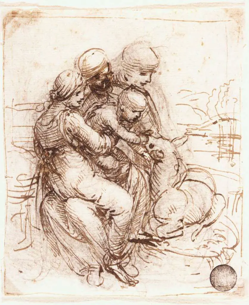 Leonardo Drawings & Studies: 2anne2