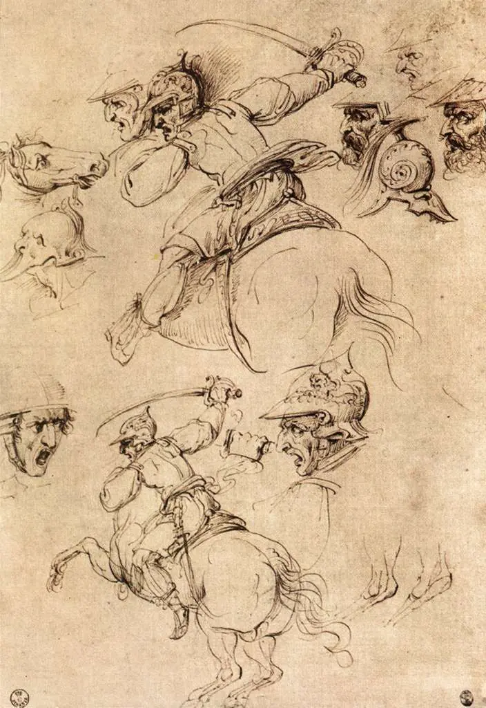 Leonardo Drawings & Studies: 3study4