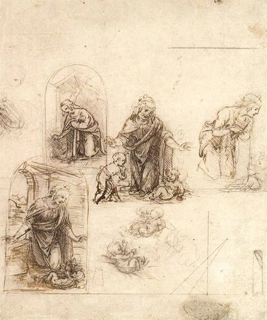 Leonardo Drawings & Studies: 42rock