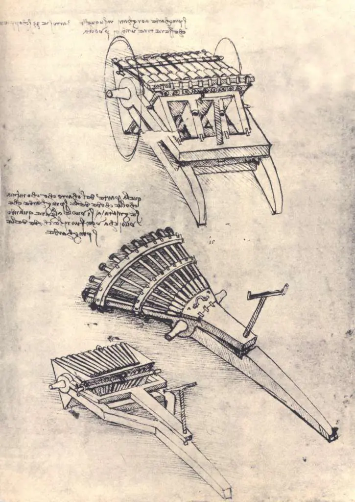 Leonardo Drawings & Studies: Drawing Of A Machine5
