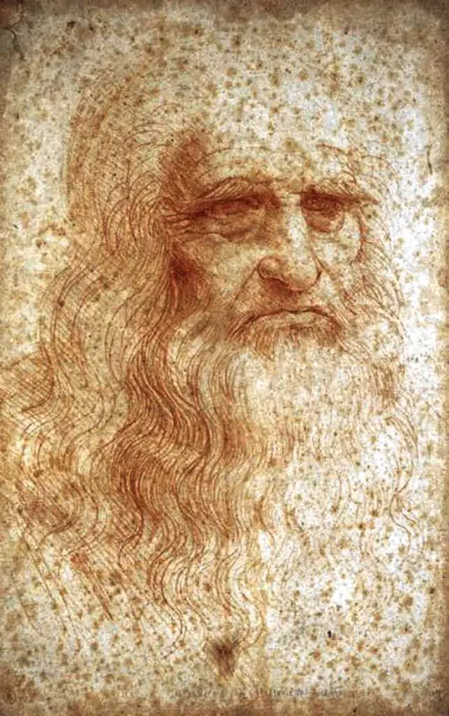 Leonardo Drawings & Studies: Self Portrait