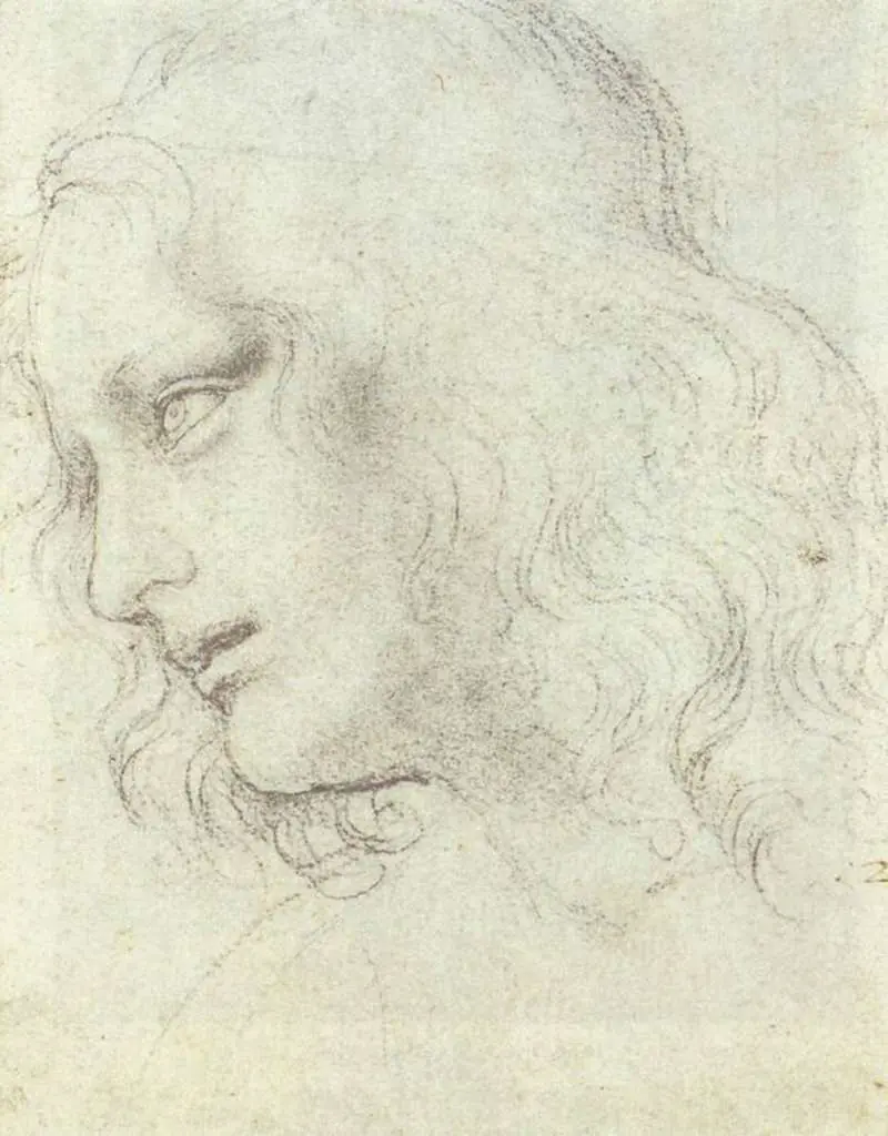 Leonardo Drawings & Studies: Study For The Last Supper James