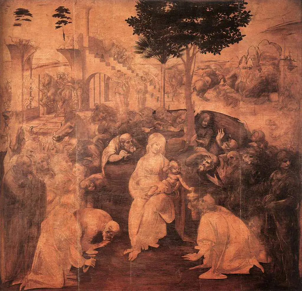 Leonardo Paintings: 1adorati