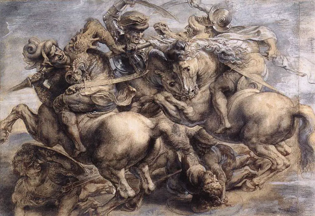 Leonardo Paintings: 1battle1