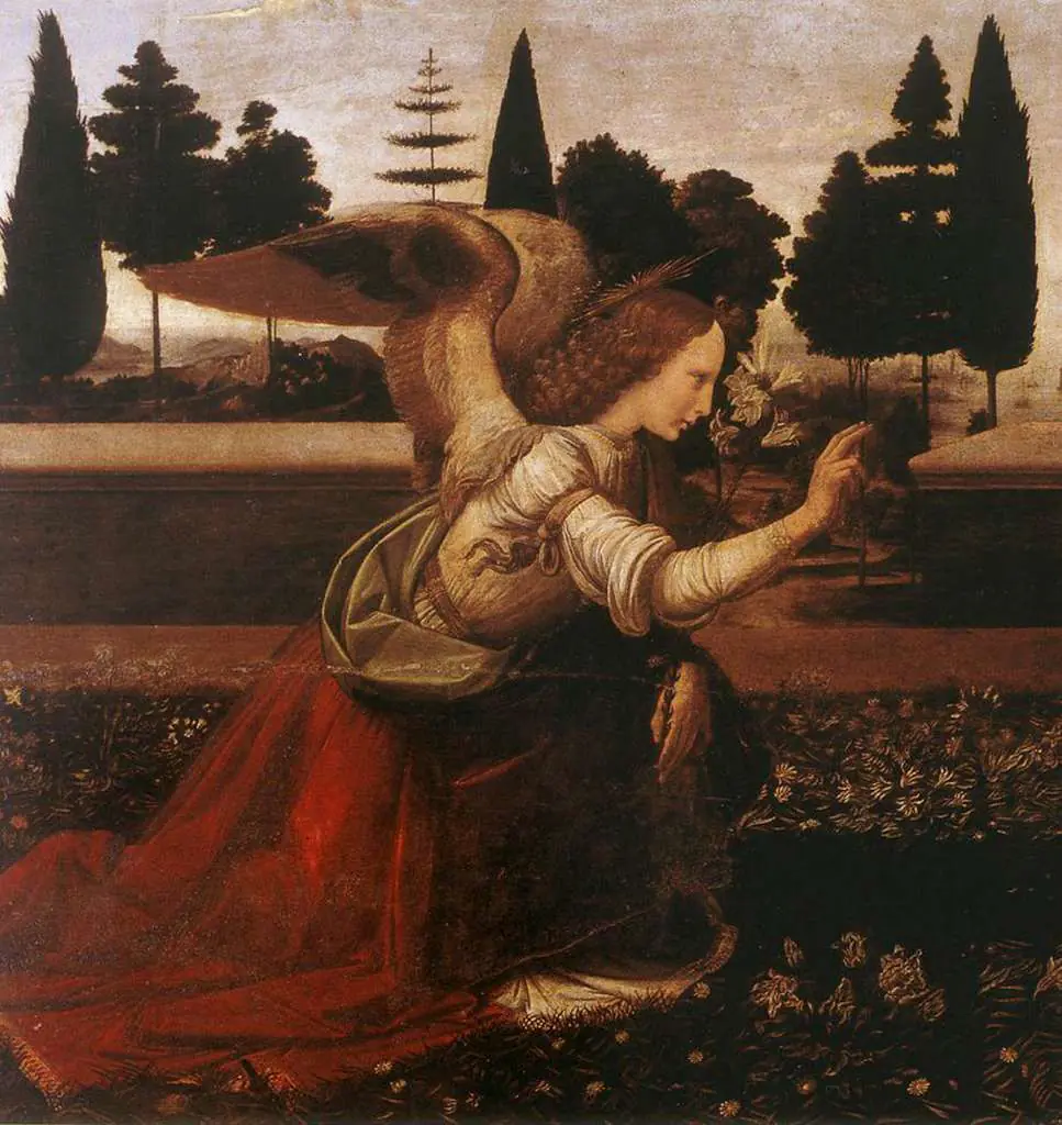 Leonardo Paintings: 2annunc1