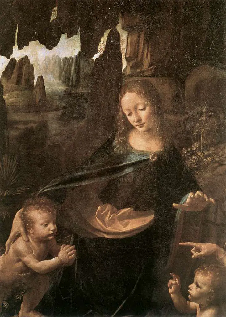 Leonardo Paintings: 2virg P1
