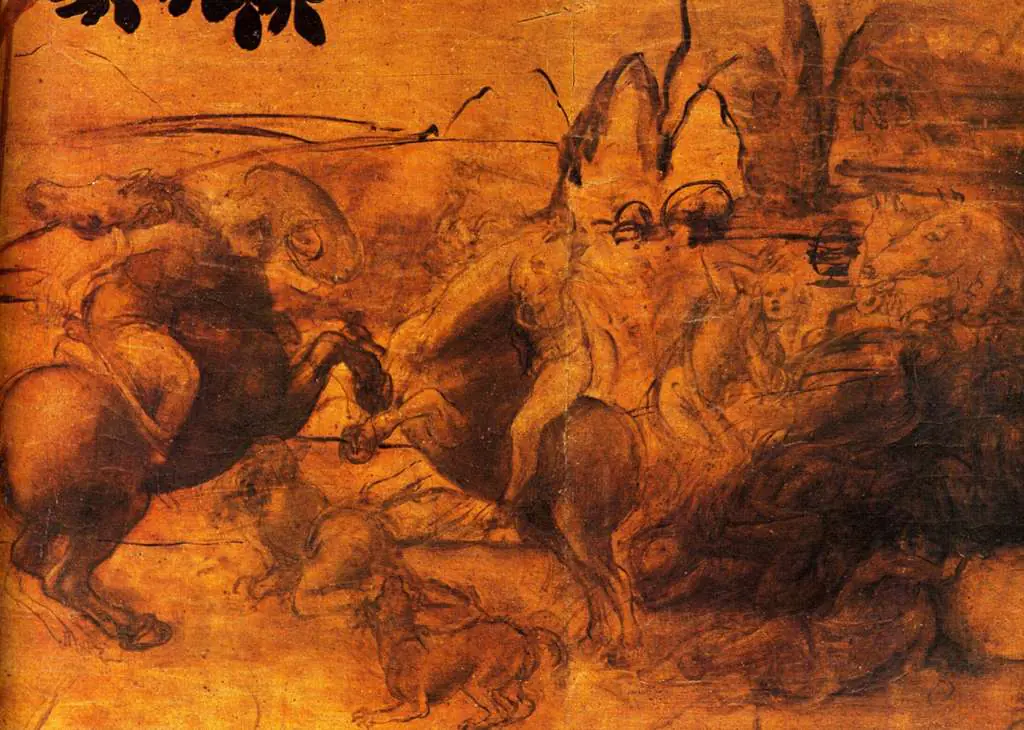 Leonardo Paintings: Adoration