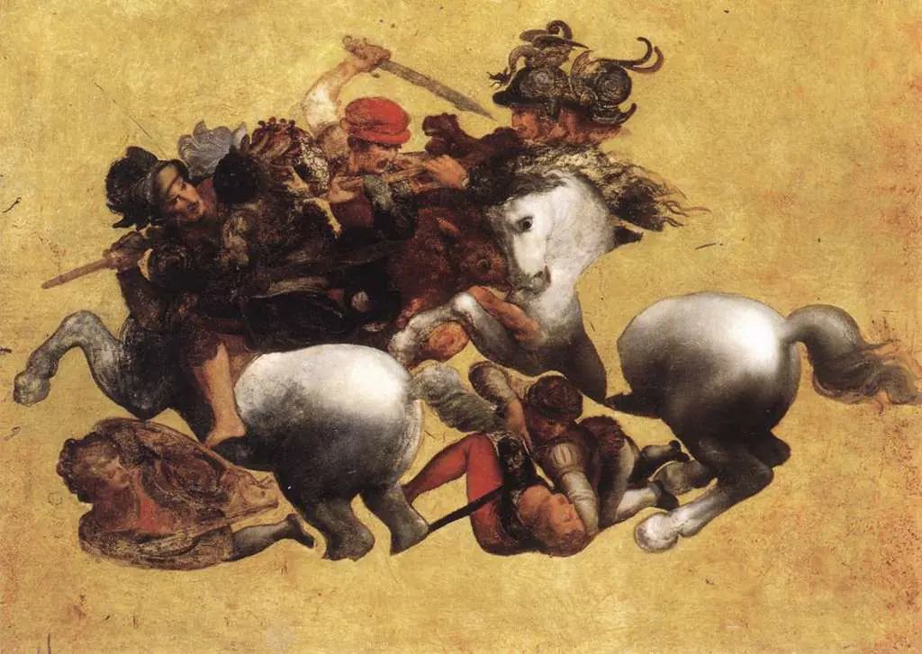 Leonardo Paintings: Battle Of Anghiari Tavola Doria