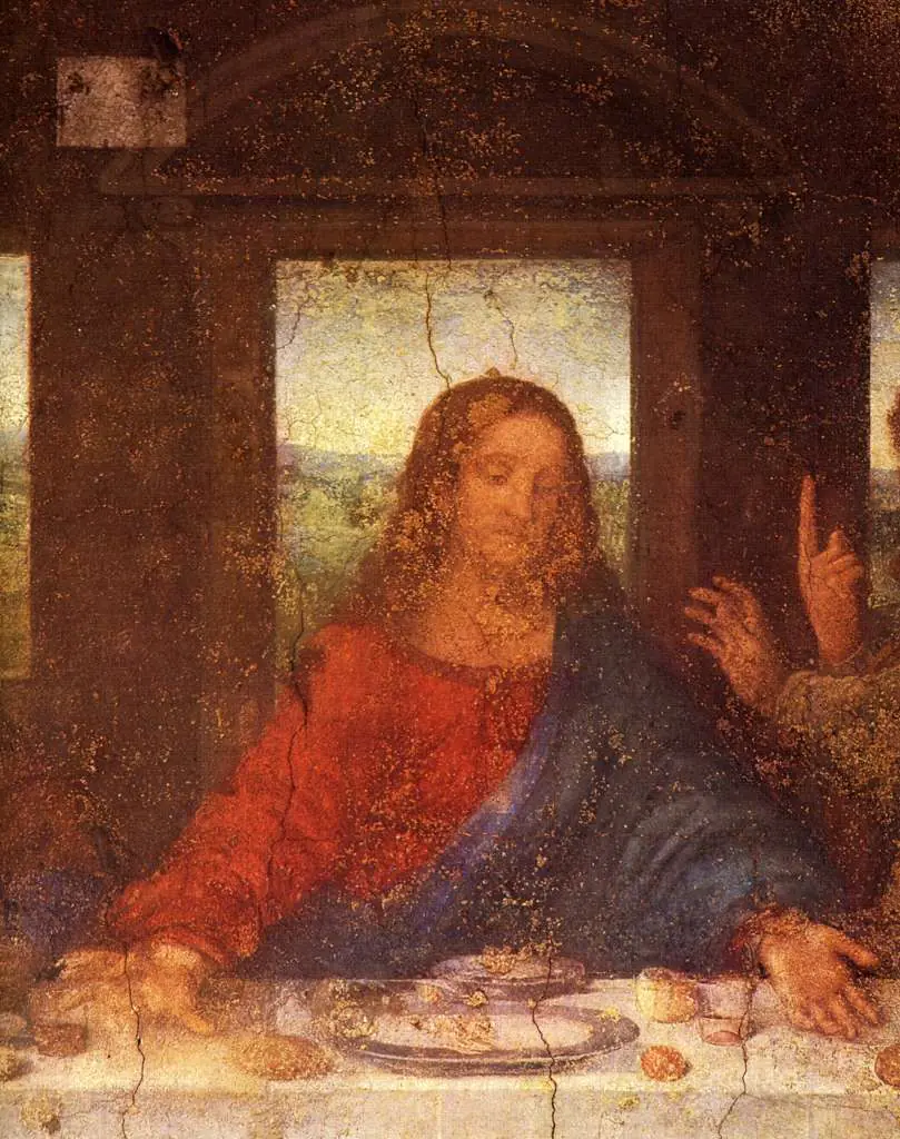 Leonardo Paintings: Last Supper Detail5