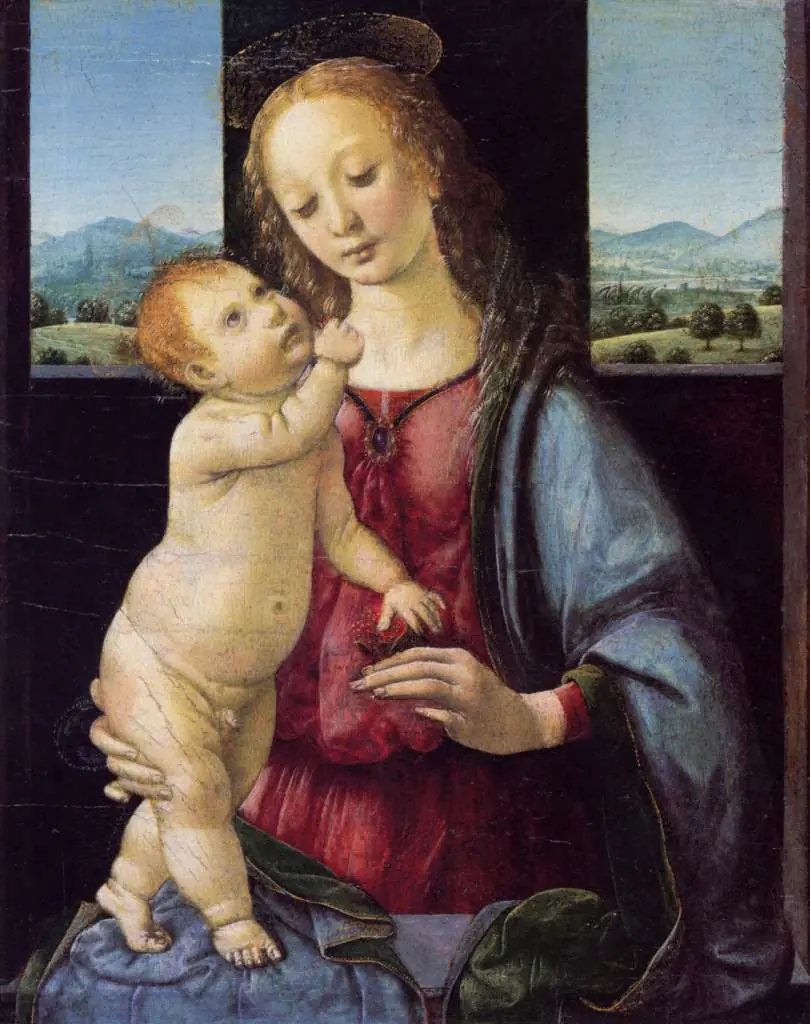 Leonardo Paintings: Madonna Dreyfuss