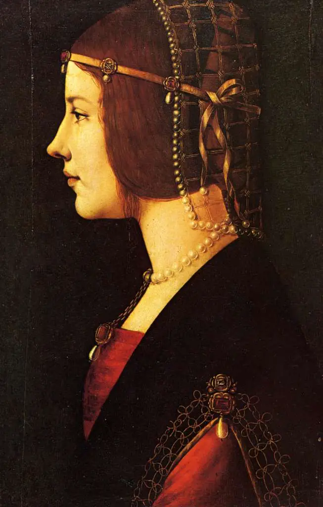 Leonardo Paintings: Womans Portrait