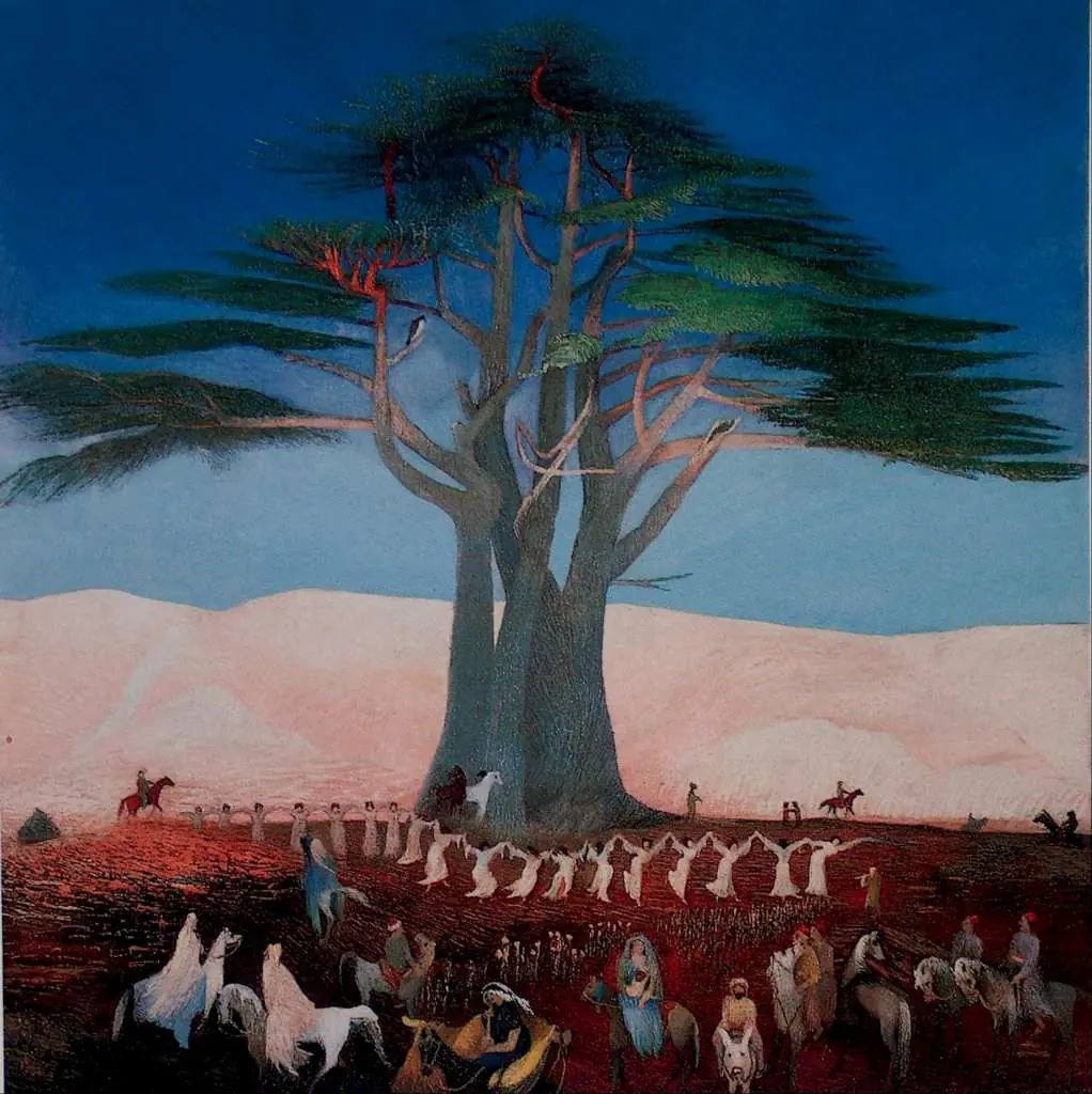 Magyar festők: Csontvary - Pilgrimage To The Cedars Of Lebanon