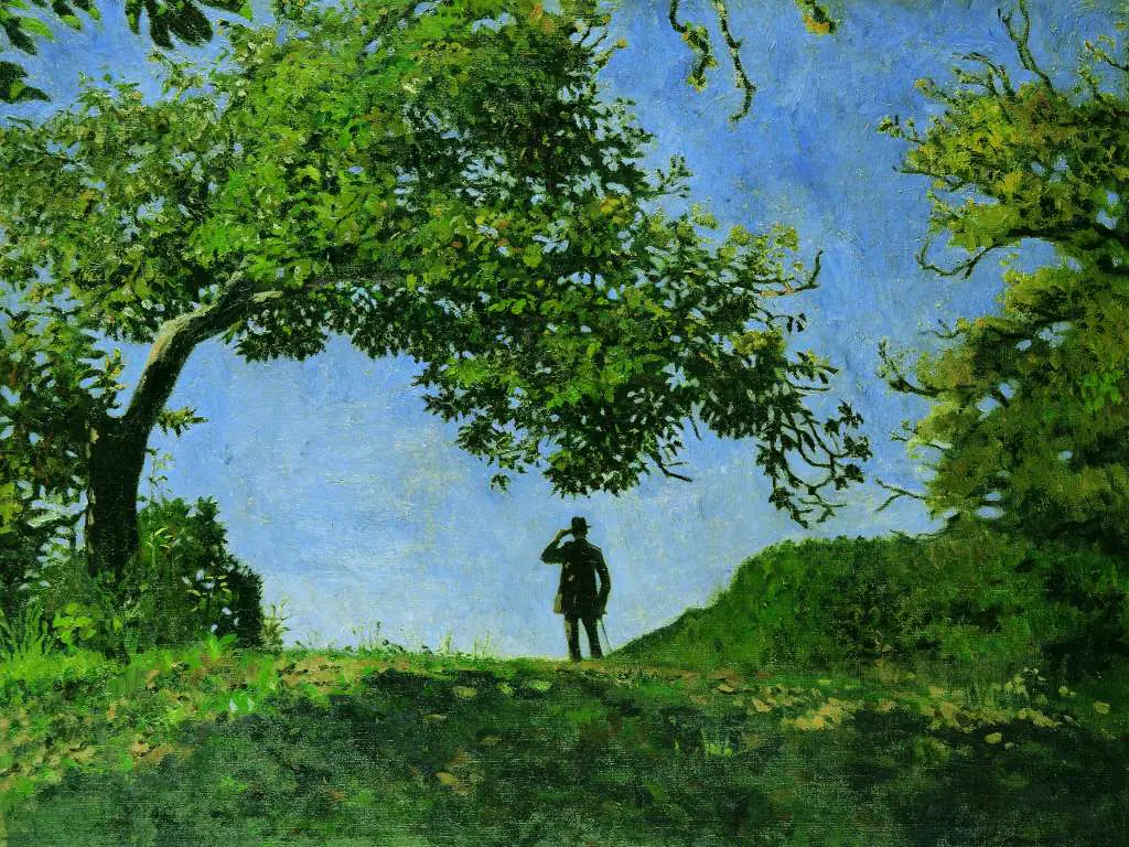 Magyar festők: Ferenczy - Dombteton 1901