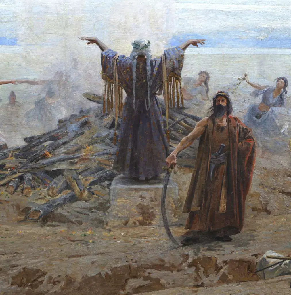 Magyar festők: Feszty - A Magyarok Bejovetele Feszty-korkep-reszlet