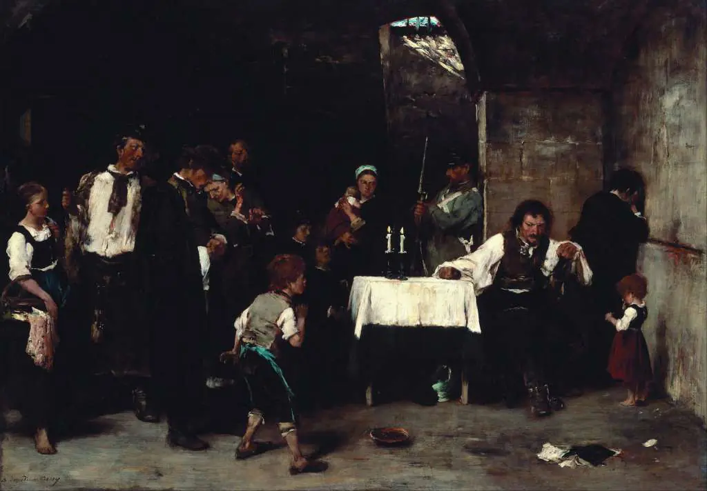 Magyar festők: Munkacsy - Condemned Cell I