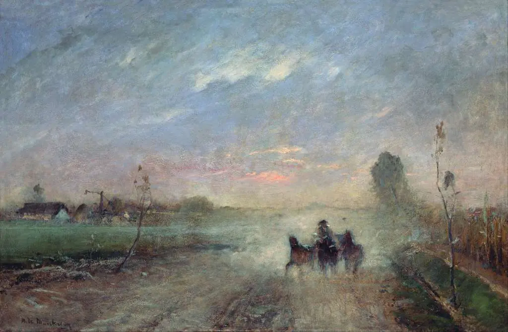 Magyar festők: Munkacsy - Dusty Road Ii
