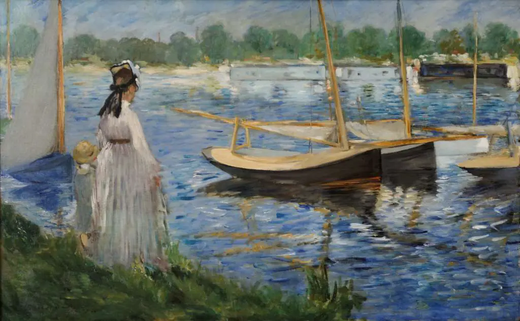 Manet: Banks Of The Seine At Argenteuil 1874