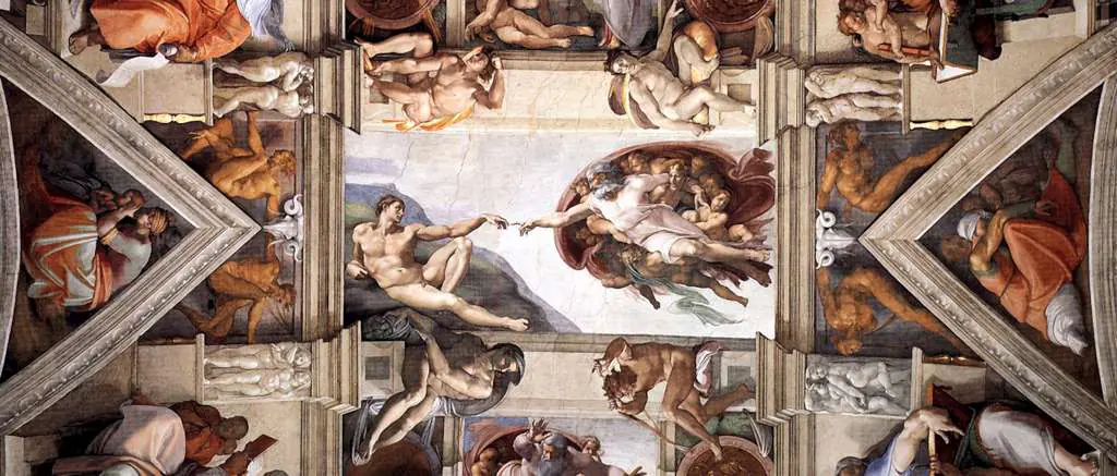 Michelangelo: Ceiling Of The Sistine Chapel Detail1