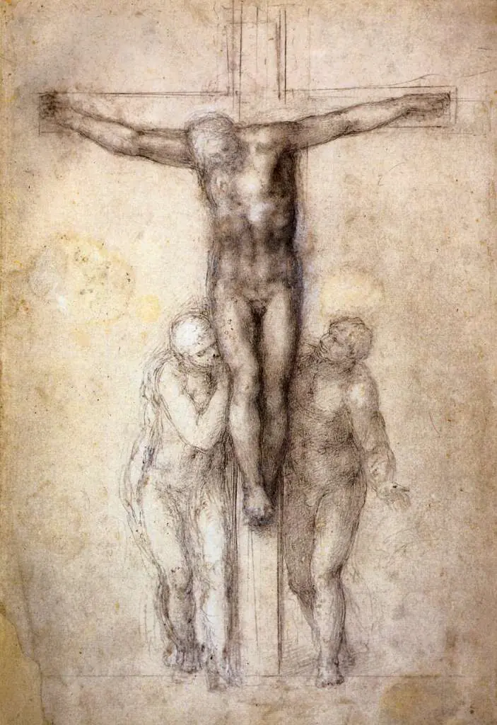 Michelangelo: Crucifixtion With The Virgin And Johannes1