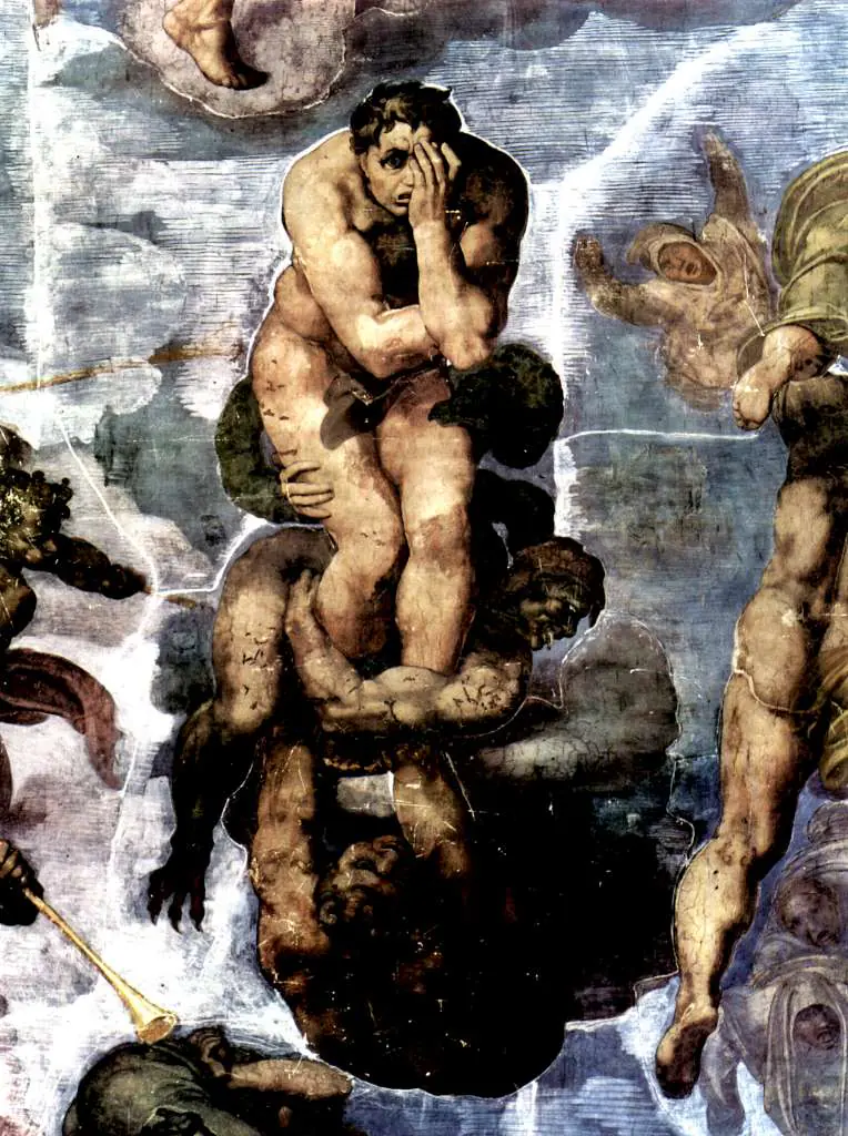 Michelangelo: Damned With Figures Of The Underworld1
