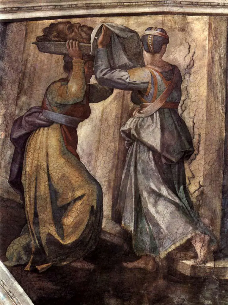 Michelangelo: Judith And Holofernes Detail