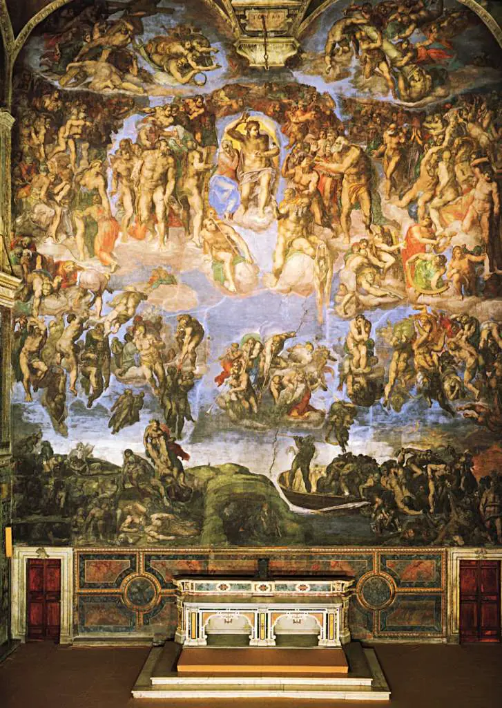 Michelangelo: Last Judgement Before The Restoration