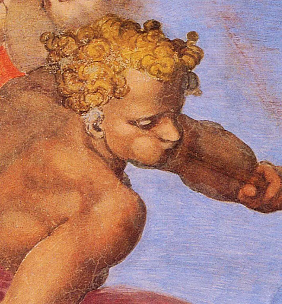 Michelangelo: Last Judgement Detail Angels With Trumpets3