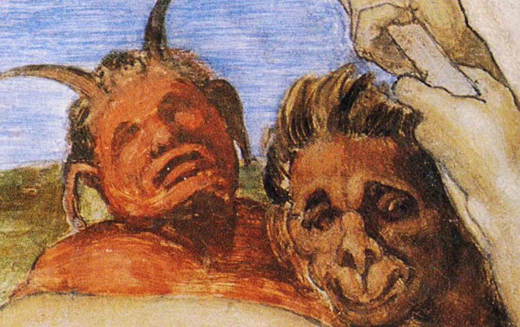 Michelangelo: Last Judgement Detail The Damned2