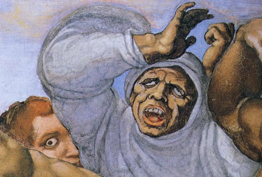 Michelangelo: Last Judgement Detail The Damned3