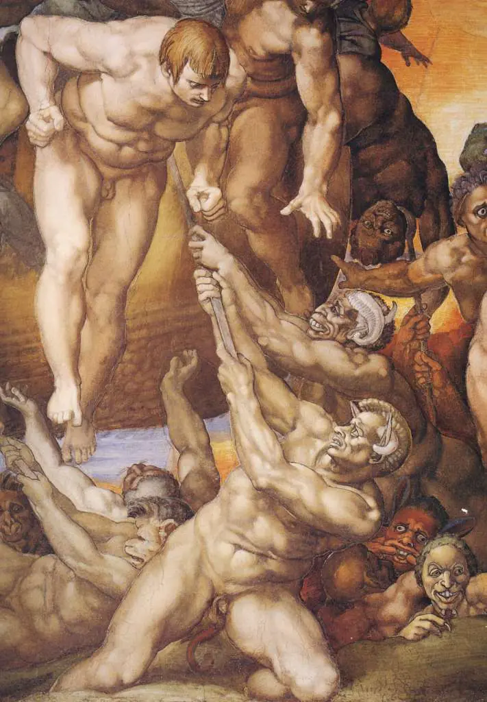 Michelangelo: Last Judgement Detail The Damned7