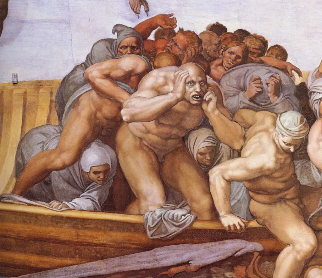 Michelangelo: Last Judgement Detail The Damned9
