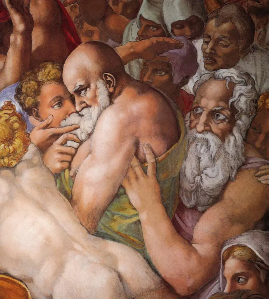 Michelangelo: Last Judgement Detail The Dismas Group2