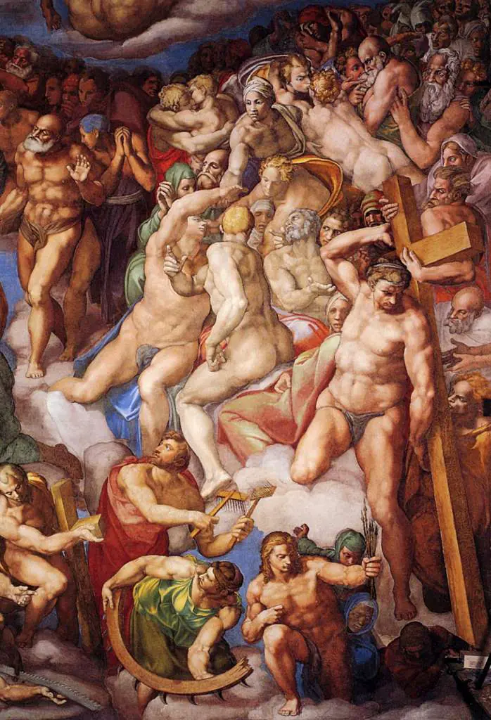 Michelangelo: Last Judgement Detail The Dismas Group6
