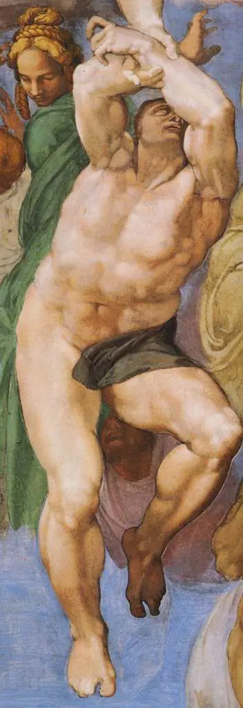 Michelangelo: Last Judgement Detail The Chosen One Raising10