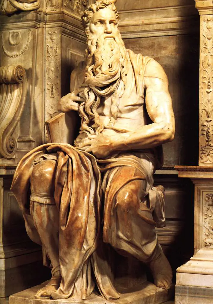 Michelangelo: Moses Detail From The Tomb For Julius Ii