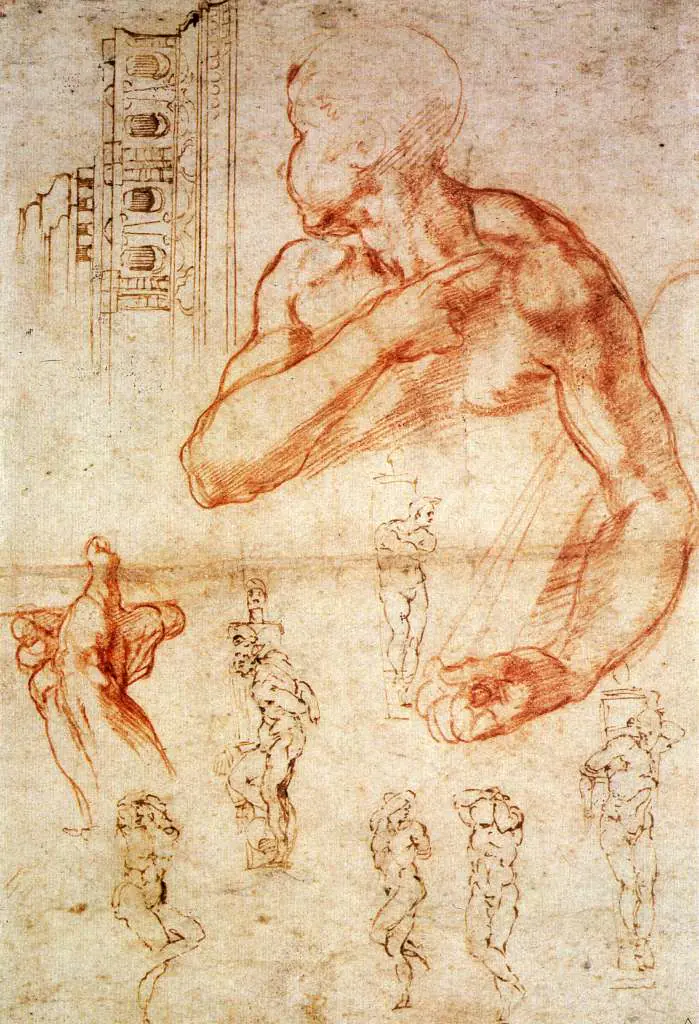 Michelangelo: Study For The Sistine Chapel
