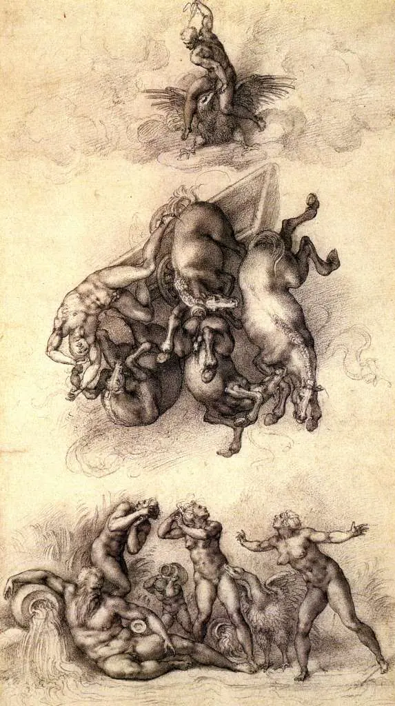 Michelangelo: The Fall Of Phaetons