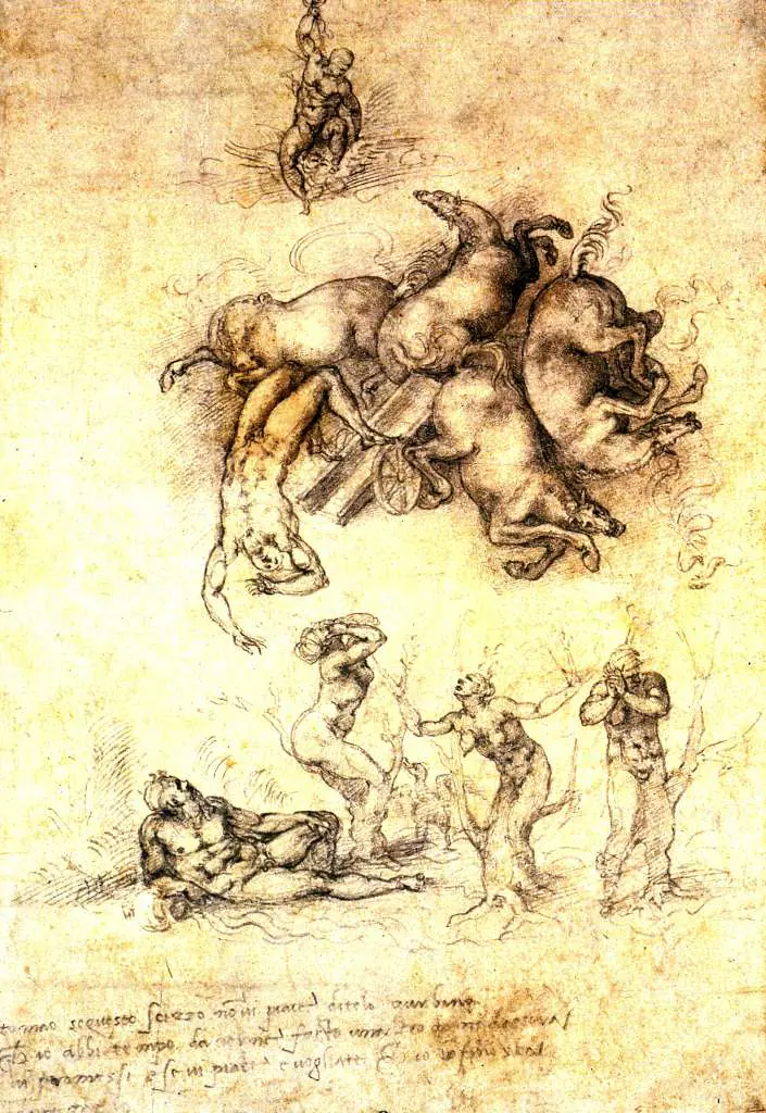 Michelangelo: The Fall Of Phaetons1