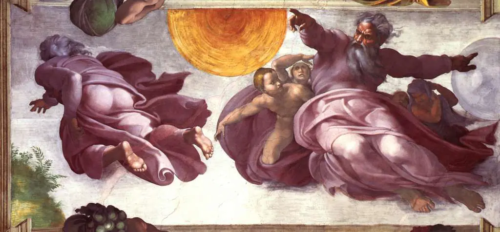 Michelangelo: The Origination Of The Luminaries And The Vegetation