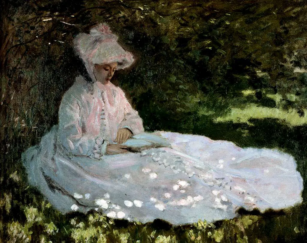 Monet: A Woman Reading 1872