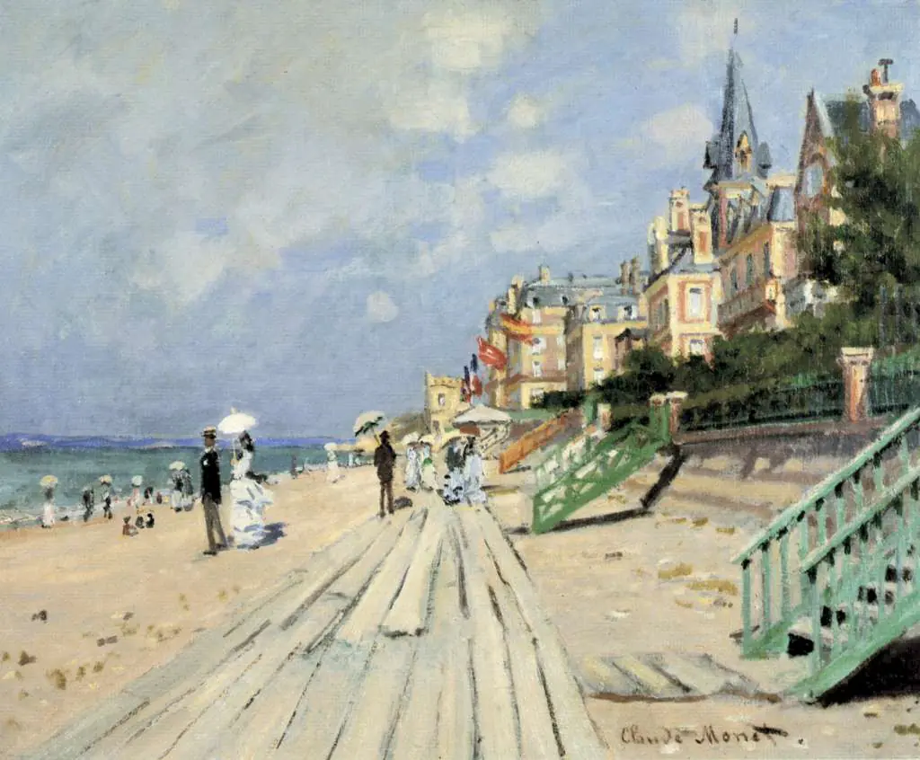 Monet: Beach At Trouville