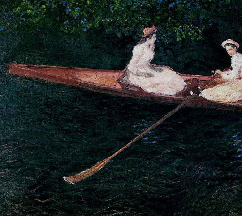 Monet: Boating On The River Epte 1887