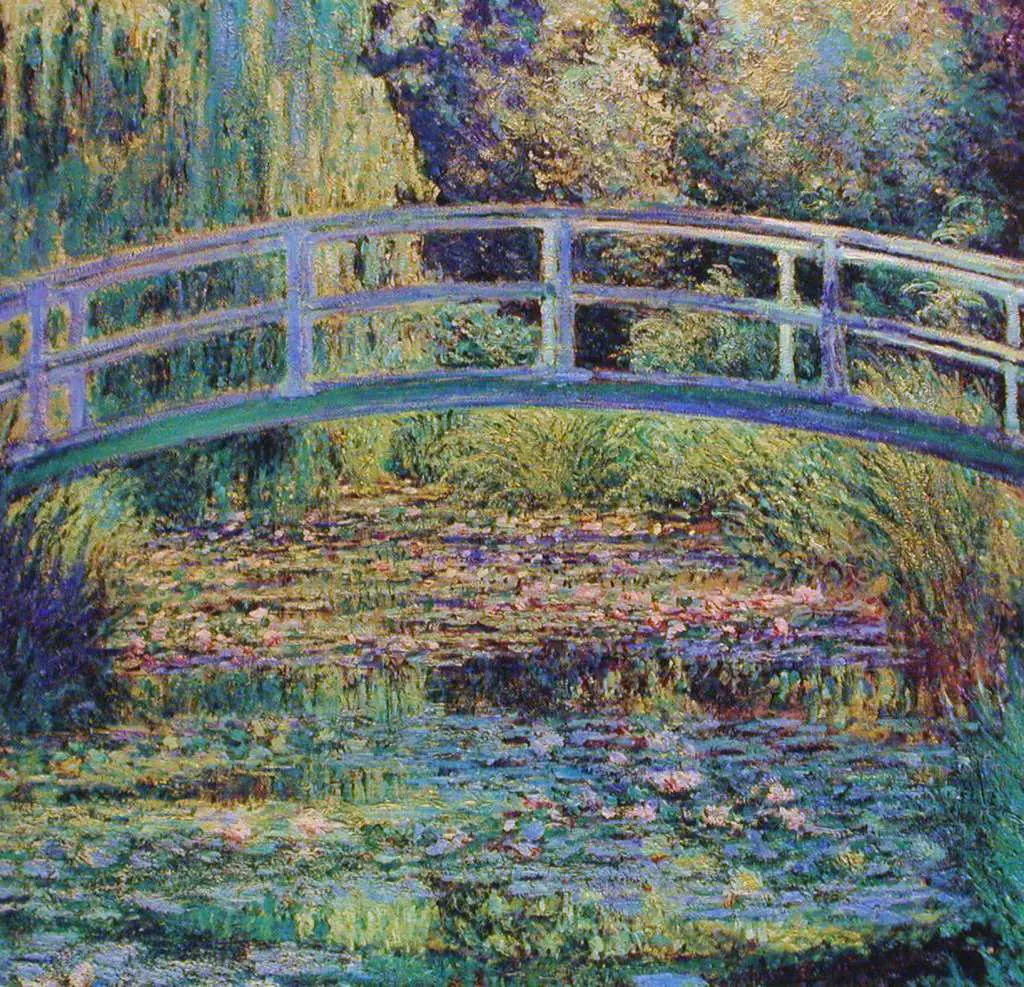 Monet: Bridge Over The Sea Rose Pond2