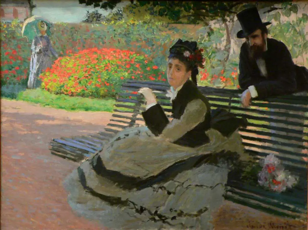 Monet: Camille Monet On A Garden Bench