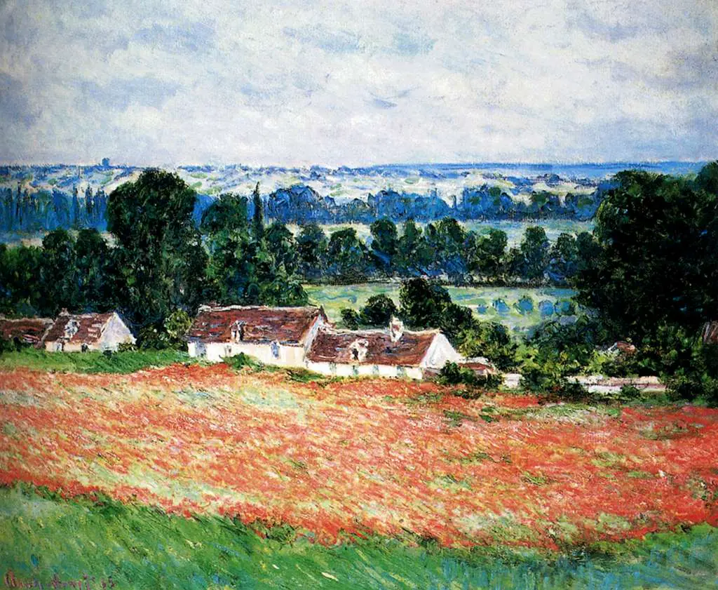 Monet: Field Of Poppies Giverny 1885