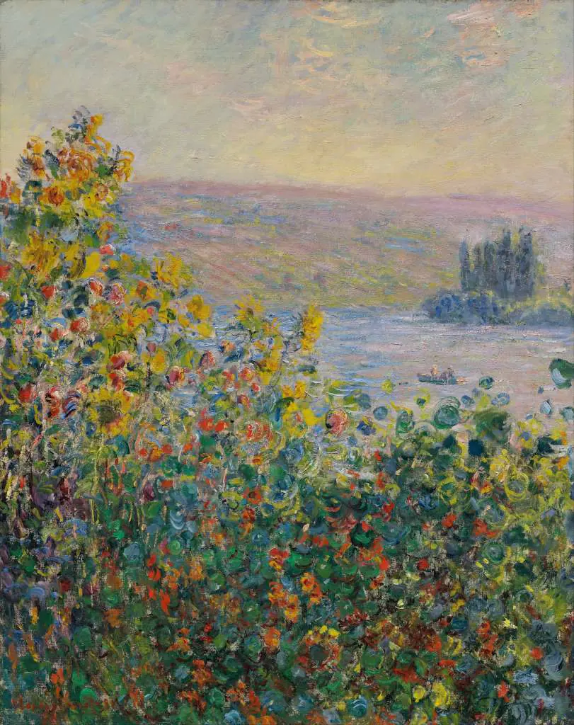Monet: Flower Beds At Vetheuil